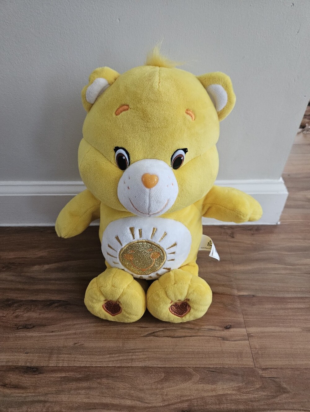Care Bears Yellow Sunshine Bear Plush - Bright Yellow Soft Stuffed Toy